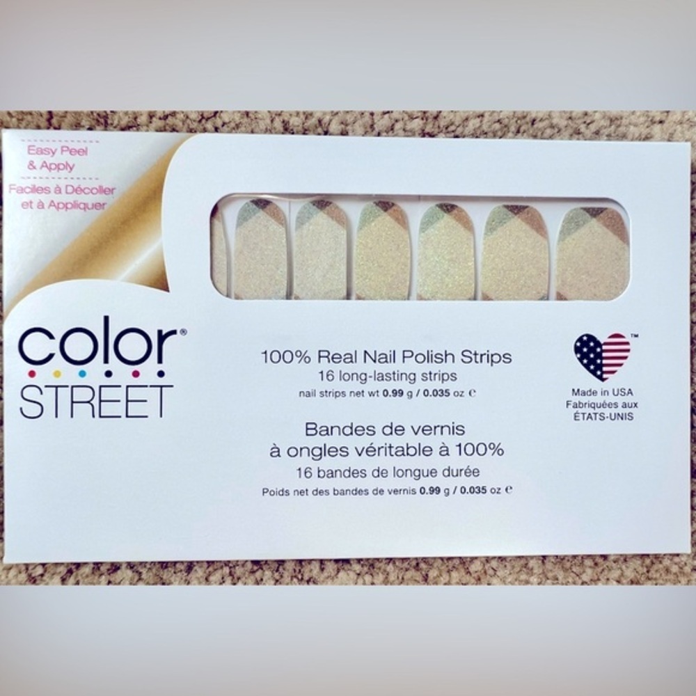 Unopened Color Street nail strips Holo Your Heart
